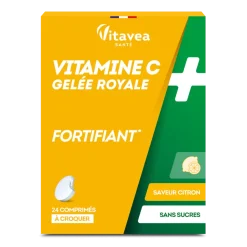 Vitamine C + gelée royale Vitavea - boite de 24 comprimés à croquer