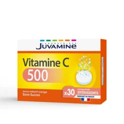 Vitamine C 500 Juvamine - boîte de 30 comprimés effervescents