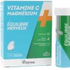 Vitamine C + Magnésium équilibre nerveux Nutrisanté - boite de 24 comprimés à croquer