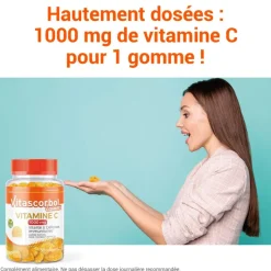 Vitamine C 1000 mg gummies Vitascorbol - pot de 30 gommes