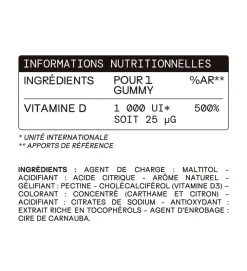 Vitamine D enfants sans sucres Mium Lab - pot de 30 gummies