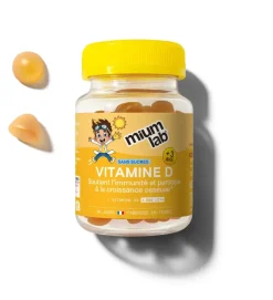 Vitamine D enfants sans sucres Mium Lab - pot de 30 gummies