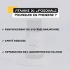 Vitamine D3 Liposomale immunité et santé osseuse Nat&Form - 30 gélules