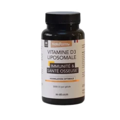Vitamine D3 Liposomale immunité et santé osseuse Nat&Form - 30 gélules