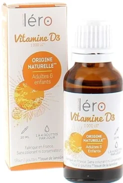 Vitamine D3 Léro - flacon de 20 ml