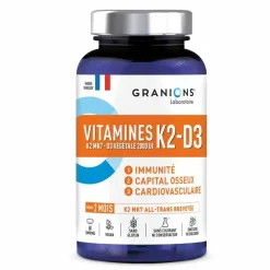 Vitamines K2-D3 Granions - pot de 60 comprimés