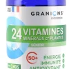 24 vitamines minéraux et plantes sénior Granions - boite de 90 comprimés