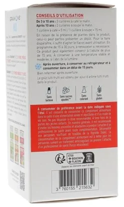 23 vitamines minéraux et plantes kids Granions - flacon de 200 ml