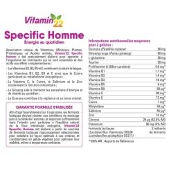Vitamin 22 Specific homme Ineldea - boite de 60 gélules