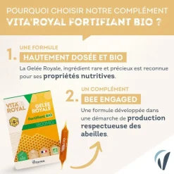 Vita'Royal Gelée royale bio 1800 mg Vitavea