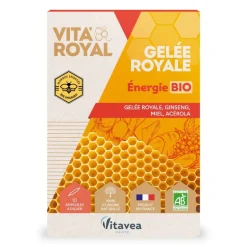 Vita'Royal gelée royale énergie Vitavea - boite de 10 ampoules