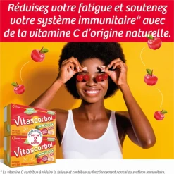 Vitascorbol Acérola 1000 goût fruits rouges