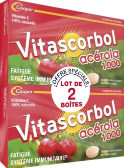 Vitascorbol Acérola 1000 goût fruits rouges
