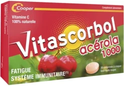 Vitascorbol Acérola 1000 goût fruits rouges