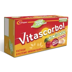 Vitascorbol Acérola 1000 goût fruits rouges