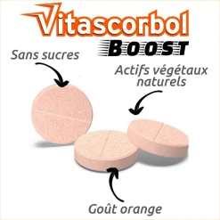 Vitascorbol boost physique intellectuel Cooper - boite de 20 comprimés effervescents