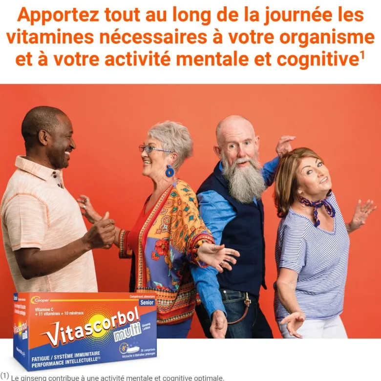 Vitascorbol Multi tricouches – 30 comprimés