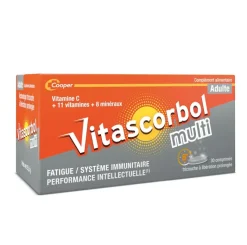 Vitascorbol Multi tricouches – 30 comprimés