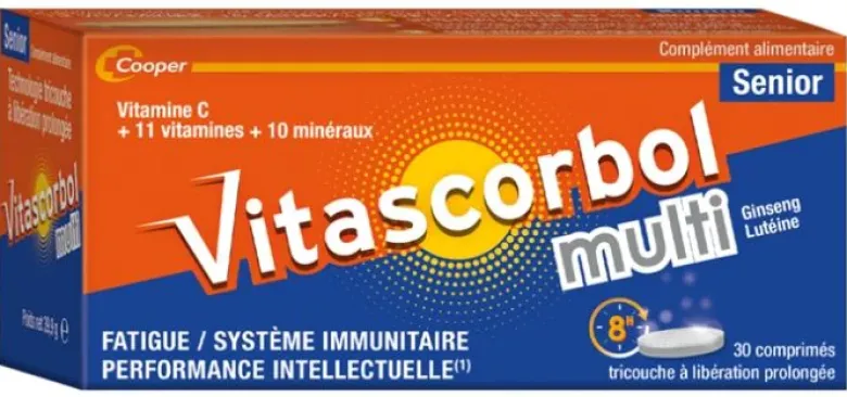 Vitascorbol Multi tricouches – 30 comprimés