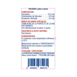 Vocadys pâte à sucer - boîte 30 pâtes