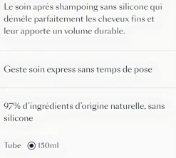 Volumea Rituel volume baume démêlant expanseur René Furterer - tube de 150 ml