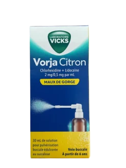 Vorja Citron maux de gorge Vicks - spray de 30ml