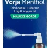 Vorja Menthol maux de gorge Vicks - spray de 30ml