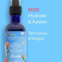 Véritable eau florale rose bio Sanoflore - spray de 200ml
