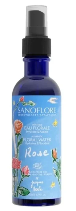 Véritable eau florale rose bio Sanoflore - spray de 200ml