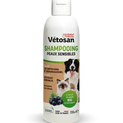 Vétosan ShampooIng peaux sensibles Clément Thékan - flacon de 200ml