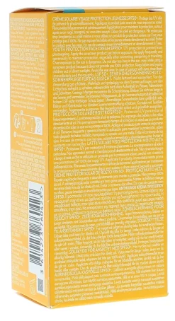 Waterlover Face Sunscreen Crème visage protection jeunesse SPF50+ Biotherm - tube de 50 ml