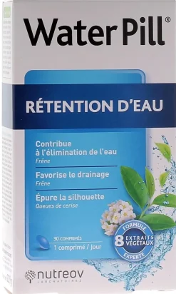 WaterPill Rétention d'eau Nutreov – 30 comprimés