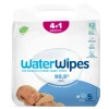 Waterwipes lingettes pour bébés - pack de 4x60 lingettes + 1 offert