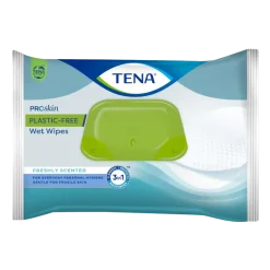 Wet wipes Lingettes imprégnées extra douces et épaisses 3 en 1 Tena - paquet de 48 lingettes