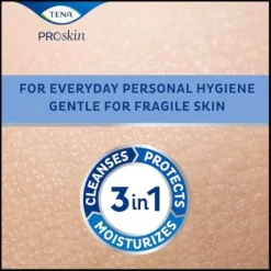 Wet wipes Lingettes imprégnées extra douces et épaisses 3 en 1 Tena - paquet de 48 lingettes