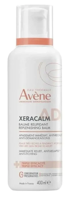 Xeracalm A.D baume relipidant Avène - flacon-pompe de 40 ml