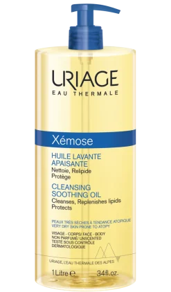 Xémose huile nettoyante apaisante Uriage – flacon-pompe 1 l