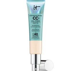Your Skin But Better CC+ Cream Oil Free Matte CC Crème correctrice haute couvrance anti-pores apparents SPF40 It Cosmetics - tube de 32 ml