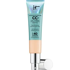 Your Skin But Better CC+ Cream Oil Free Matte CC Crème correctrice haute couvrance anti-pores apparents SPF40 It Cosmetics - tube de 32 ml