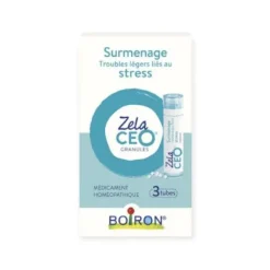 ZelaCEO surmenage et stress Boiron – granules, 3 tubes