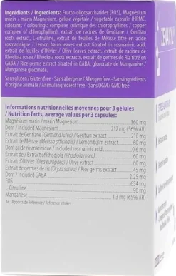 Zenaxyl stress et fatigue Ineldea - boîte de 90 gélules