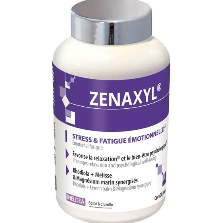 Zenaxyl stress et fatigue Ineldea - boîte de 90 gélules
