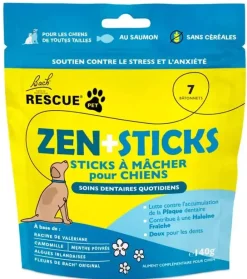 Zen + Sticks pour chiens Rescue Pets - sachet de 7 bâtonnets