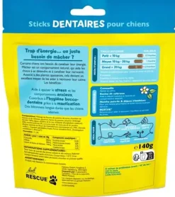 Zen + Sticks pour chiens Rescue Pets - sachet de 7 bâtonnets