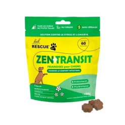 Zen + Transit pour chiens Rescue Pets - sachet de 60 friandises