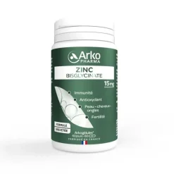 Zinc bisglycinate 15mg Arkopharma - 60 gélules