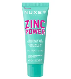 Zinc Power fluide matifiant réducteur de pores Nuxe - tube de 40ml