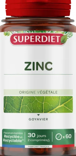 Zinc Superdiet - pot de 60 comprimés