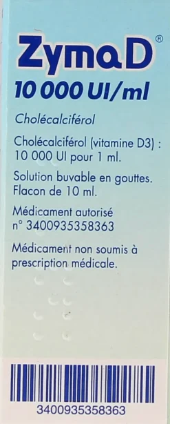 Zymad 10 000 UI/ml gouttes – 10 ml