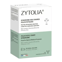 Zytolia Syndrome des ovaires polykystiques CCD – 60 sticks à diluer